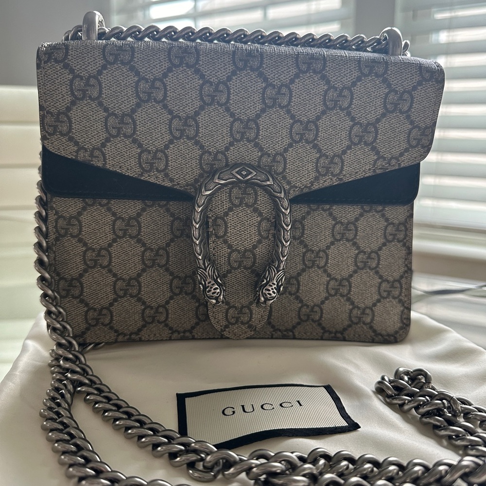 GUCCI Dyonisus GG Supreme Mini Black